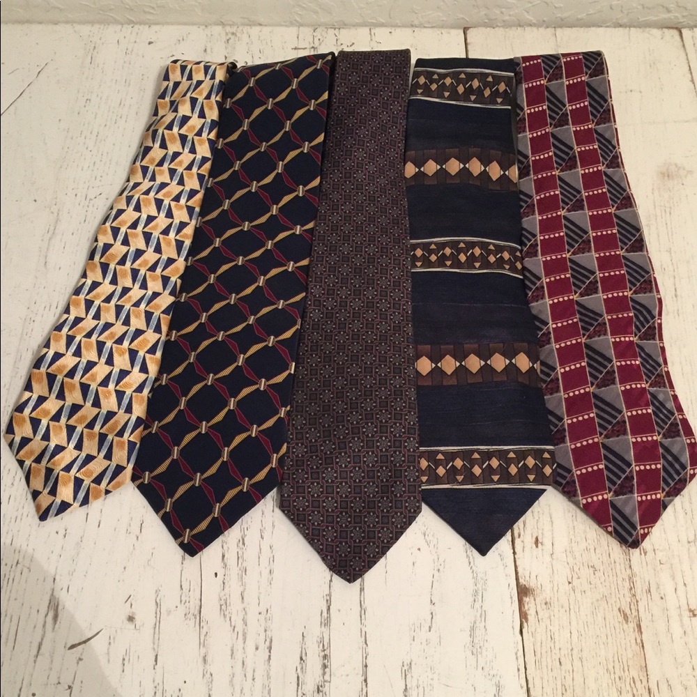 5 Ties Talbott Blass Puritan Wembley CClub